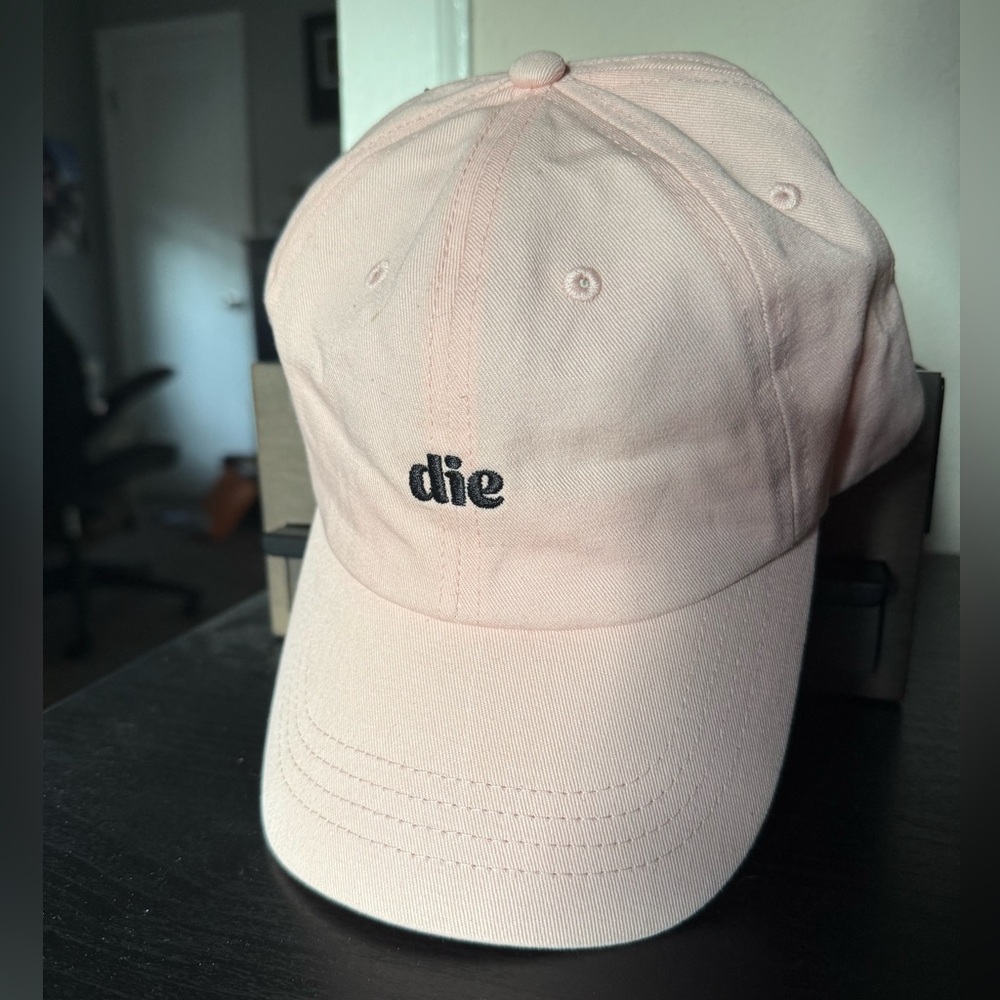 Die Pink Baseball Cap - image 1